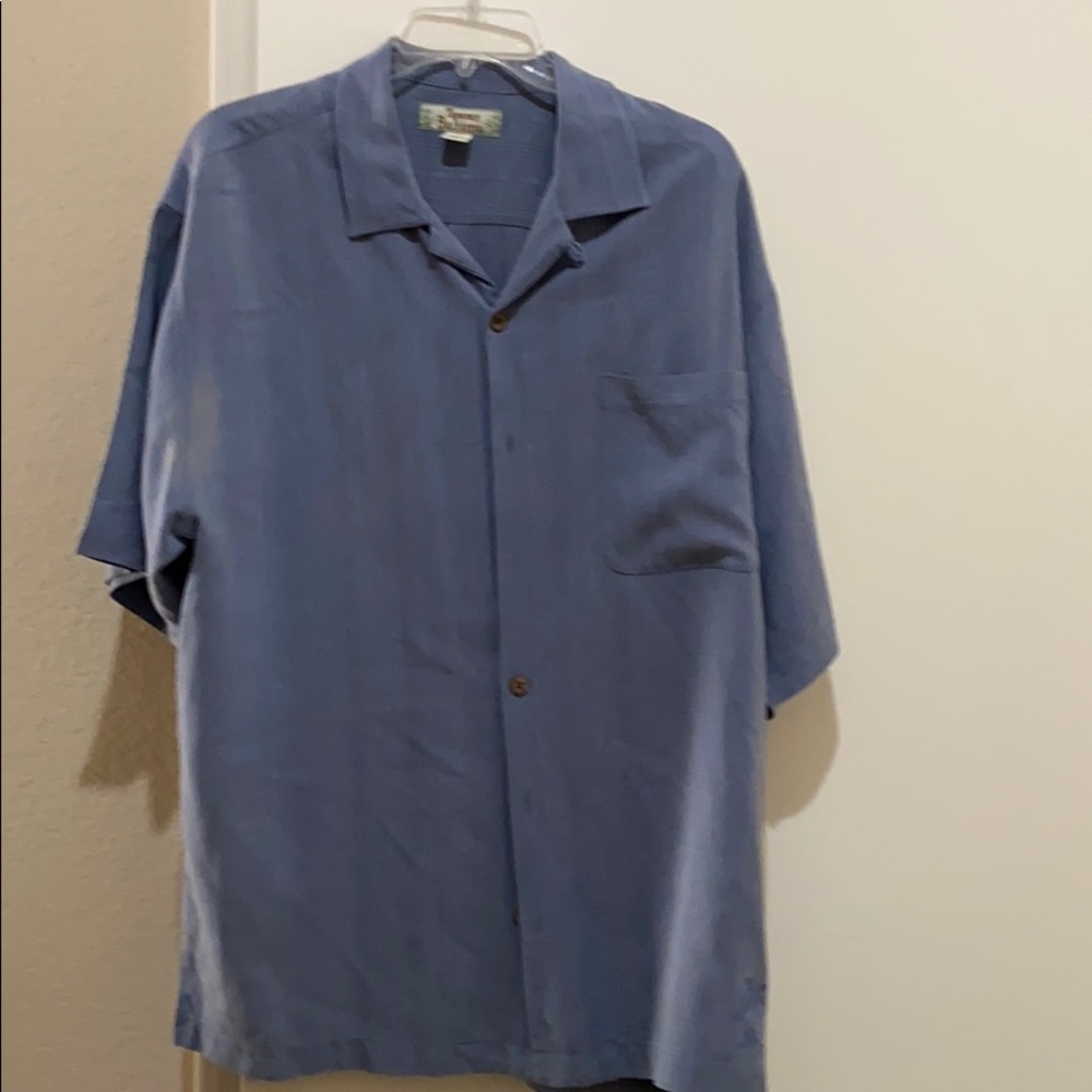 Men’s Tommy Bahama Silk Floral Print Shirt sz LG